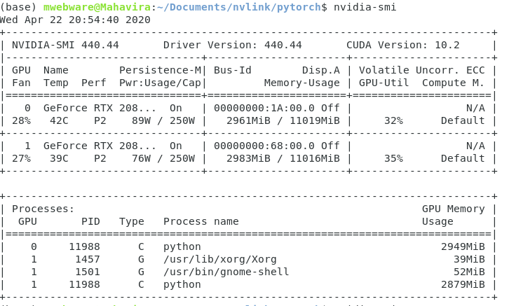 Nvlink-MultiGPU